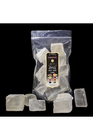 Hanzade Bitkisel Halit Tuz Sole Tuzu Şeffaf Berrak 3 KG