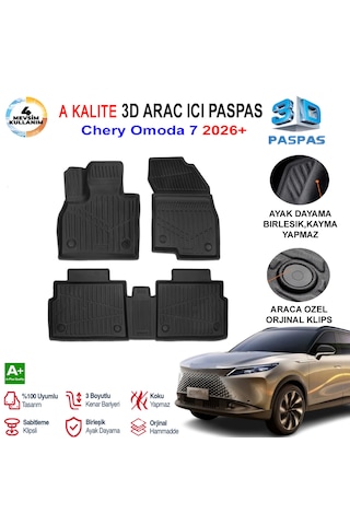 Chery Omoda 7 3d Paspas Havuzlu Pro 2026 Sonrası