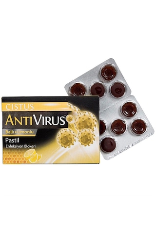 2 X Cistus 10 Pastil Ballı Limonlu
