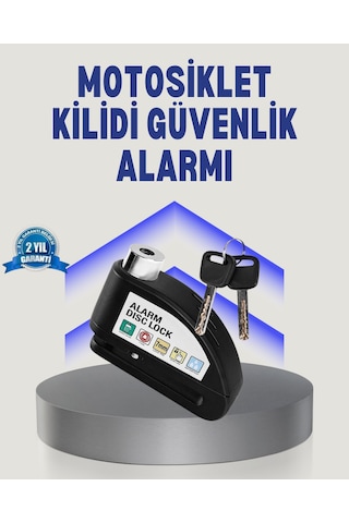 Disk Fren Kilidi Alarmlı Anti Hırsızlık Motosiklet Scooter Bisiklet Çok Renkli