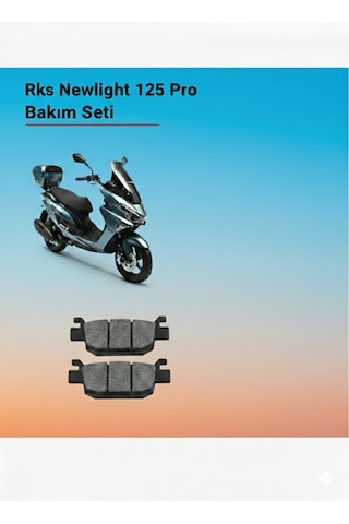 Rks Newlight 125 Pro Bakım Seti Ön-arka Balata Filtre Ve Motul Motor Yağı 4lü Set