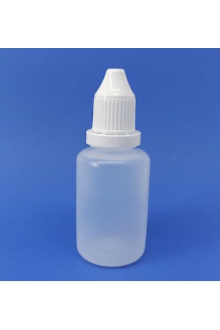 25 Adet - 30 Ml Boş Plastik Likit Şişe Mürekkep-Kolonya Şişesi