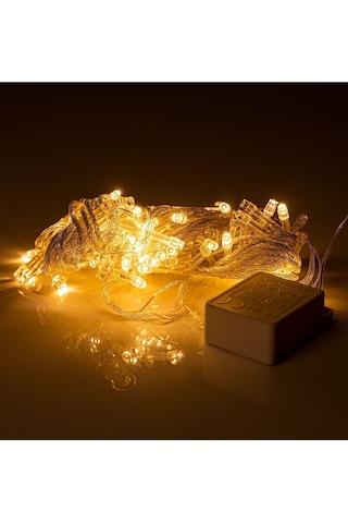 Yılbaşı Gün Işığı Led Işık 100 Led 10 Metre Çok Renkli