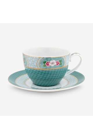 Pip Studio Blushing Birds Mavi Porselen Çay Fincanı