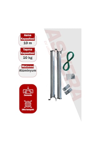 Asvera Tırnaklı Balkon Çamaşırlık Karışık