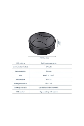 Sones Evcil Hayvanlar/yaşlılar/çocuklar İçin 2g Kablosuz Gps Güçlü Manyetik Konum Belirleyici