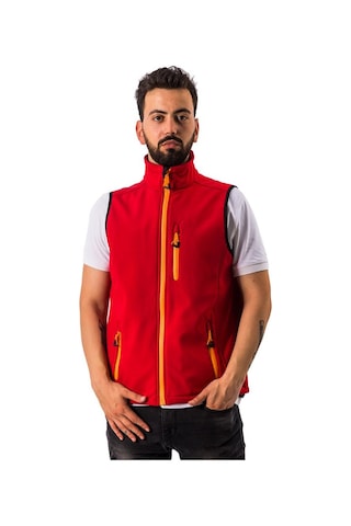 Freecamp Vest Erkek Softshell Yelek Kırmızı
