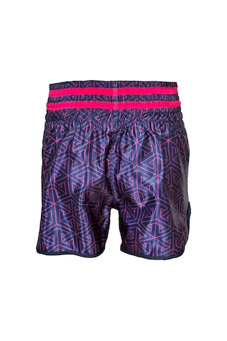 Dragondo Mt3442 Muay Thai Şortu Kick Boks Şort Neon Pembe Dijital Baskılı Şort Siyah