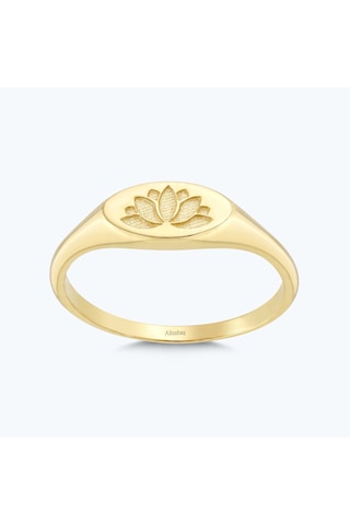 Altınbaş Altın Lotus Çiçeği Yüzük Ayz0809-y-25746 Çok Renkli