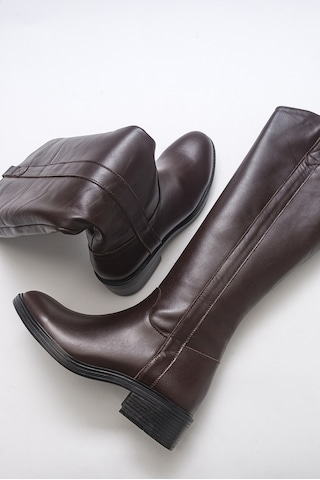 Luvishoes Acro Kahve Cilt Hakiki Deri Kadın Çizme Kahverengi