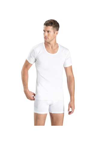 Jiber Erkek Pamuklu Bisiklet Yaka Fanila Atlet 103 - 6 Adet 001