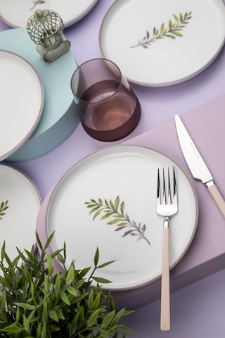 Kütahya Porselen Moderna 6 Kişilik 19 Cm Pasta Takımı Comfort