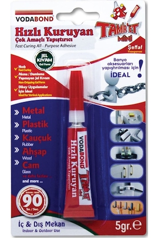 TAMİR ET HIZLI KURUYAN YAPIŞTIRICI 5 GR