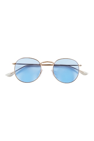 Earth Mavi Unisex Güneş Gözlüğü Altın