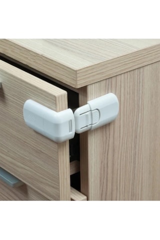 Mucit Home Çekmece Çocuk Kilidi Güvenlik Koruma Kilit Beyaz