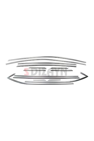 S-Dizayn  Opel Astra K Hb Krom Cam Çerçeve Seti 14 Prç 2015 Üzeri