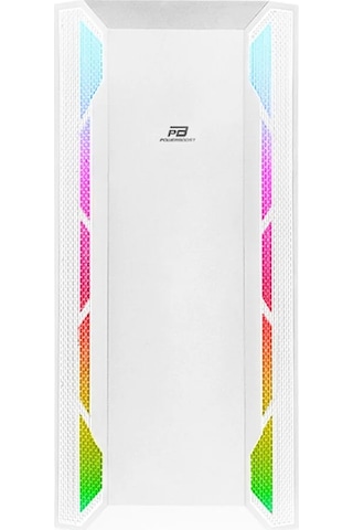 Powerboost Pb-p3701bw 650w 80+ Usb 3.2 Argb Atx Mid Tower Beyaz Kasa