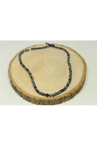Kar Tanesi Obsidyen Taşı 4-4.5mm aralığı/5 adet Pembe