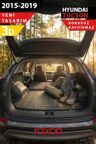 Hyundai Tucson 2015 2019 Uyumlu 3d Bagaj Havuzu Su Geçirmez, Kaymaz, Yüksek Kenarlı