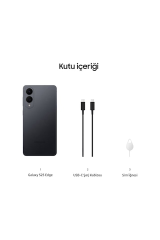 Samsung Galaxy S25 Edge 256 GB (Samsung Türkiye Garantili)