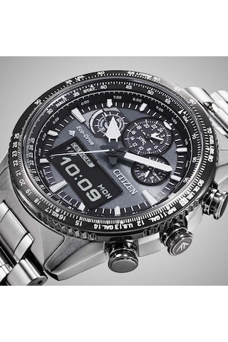 Citizen Jv2006-55h Eco-drive Erkek Kol Saati Metalik Gri