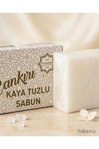 Çankırı Kaya Tuzlu Köpüren Sabun - 3'lü Set Doğal
