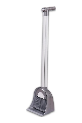 Flora F079 Mini Hazneli Süpürgeli Faraş Gümüş