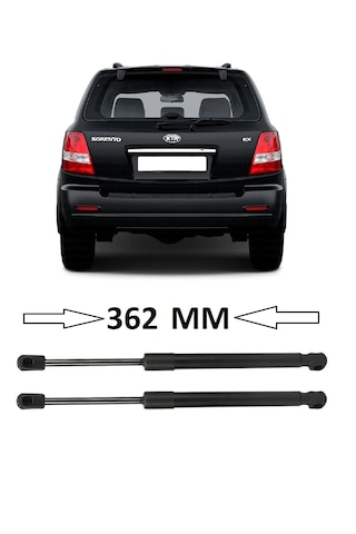 Kia Sorento 2002-2009 Uyumlu Sağ + Sol Takım Arka Cam Amortisörü 2 Adet 362mm 87170-3e010 Bagaj Amortisörü