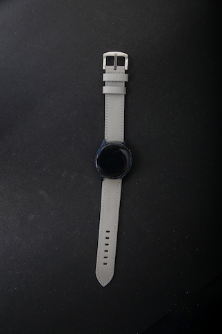 Hakiki Deri 20mm Akıllı Pimli Saat Kordonu Gri