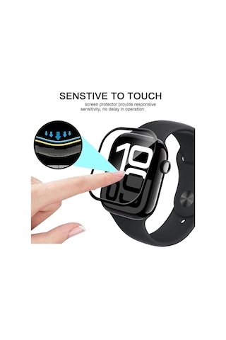 Apple Watch Series 11 46mm Uyumlu Flexible Glass Premium Nano Akıllı Saat Ekran Koruyucu Uyumlu