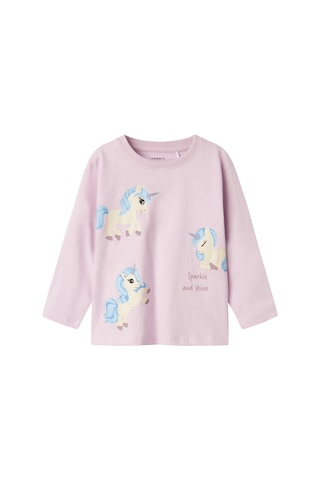 Name It Nmnbarry Nreg Ls Top Pembe Unisex Çocuk Kısa Kol T-shirt Pembe