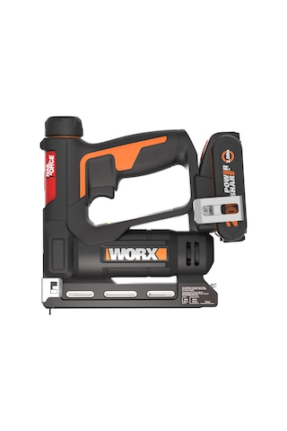 Worx WX843 20 V 2.0 Ah. Li-ion Zımba Çivi Çakma + 3500 Adet Yedek Zımba ve Çivi