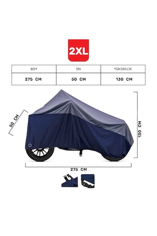Caretech Ct-b101xxl Motosiklet Branda Su Geçirmez 4 Mevsim Koruma