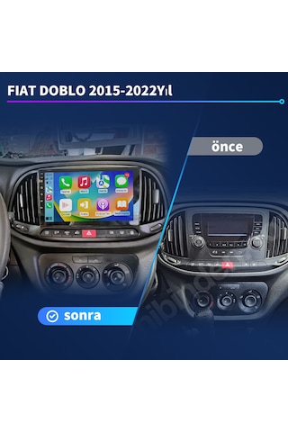 Fıat Doblo 2015-2022 Yıl Multimedya 8-128 Gb Navigasyon