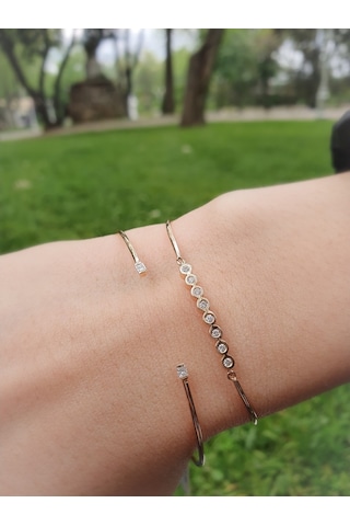 Nadias Jewellery Pırlanta Sırataşlı Bileklik