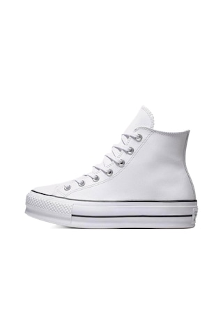 Converse 561676 C Taylor All Star Leather Platform Beyaz Unisex Ayakkabı Beyaz