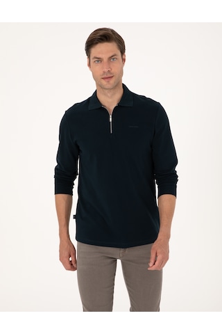 Pierre Cardin Erkek Lacivert Sweatshirt 50314046-vr033 Lacivert