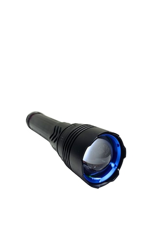 8000 Lümen 12 Saat Kesintisiz Aydınlatma Gold Silver Gs-14600 80w Şarjlı Alüminyum Lazer Fener - 18000 Mah Çantalı Set Siyah