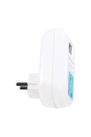 Wezone Eu Standartlı 24 Saatli Sayısal Gösterimli Zamanlayıcı, 2 Lü Priz, 10a, Akıllı Kontrol, Pc Ve Bakır Malzeme, Al-06 Modeli