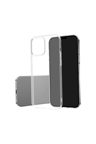 Logis Apple Uyumlu iPhone 15 Şeffaf Kılıf Silikon Koruma
