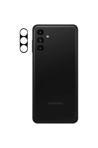 Galaxy A13 4G Zore 3D Kamera Camı Koruyucu Siyah