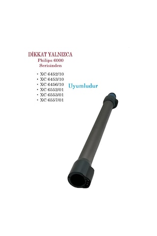 Srfn Ticaret Philips 7000 Serisi Dikey Süpürge Xc7053/01 - Xc7055/01 - Xc7057/01 Uyumlu Teleskopik Boru - 1 Adet