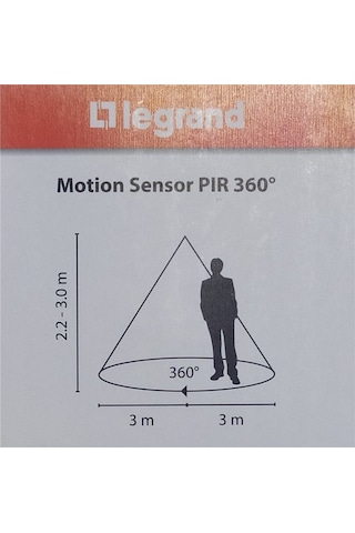 Legrand 048737 Led Uyumlu Sıva Altı Hareket Sensörü