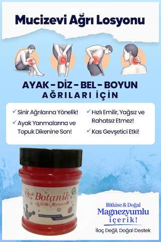Öz Botanik 18 Bitki Karışımlı Masaj Jeli 200 Ml