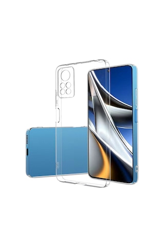 Xiaomi Redmi Note 12 Pro 4g Kılıf Zore Süper Silikon Kapak Renksiz