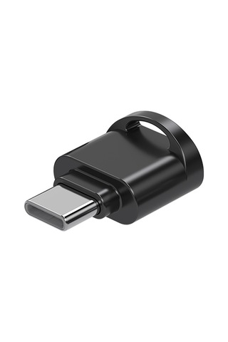 "kompakt Type -c Microsd Kart Okuyucu - Android Akıllı Telefonlar İçin Fiş Ve Oynat" Black