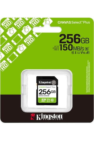 Kıngston 256gb Sdxc Kart Canvas Select Plus Sds3/256gb