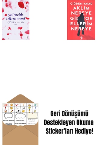 Yalnızlık Bilmecesi + Aklım Nereye Gidiyor Ellerim Nereye + Okuma Sticker'ları
