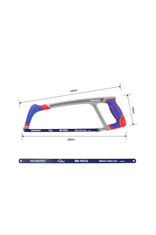Workpro Wp215027 300mm Bı-metal 24 Tpı Ağır Hizmet Tipi Demir Testeresi Fr Wp215027