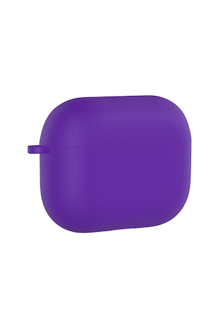 Apple AirPods Uyumlu Pro 3 Zore Standart Silikon Kılıf Mor